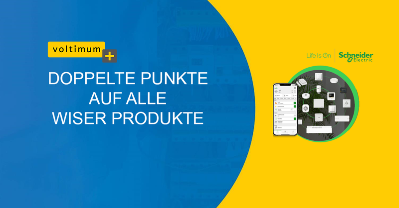 Doppelte Punkte auf alle Wiser Produkte!