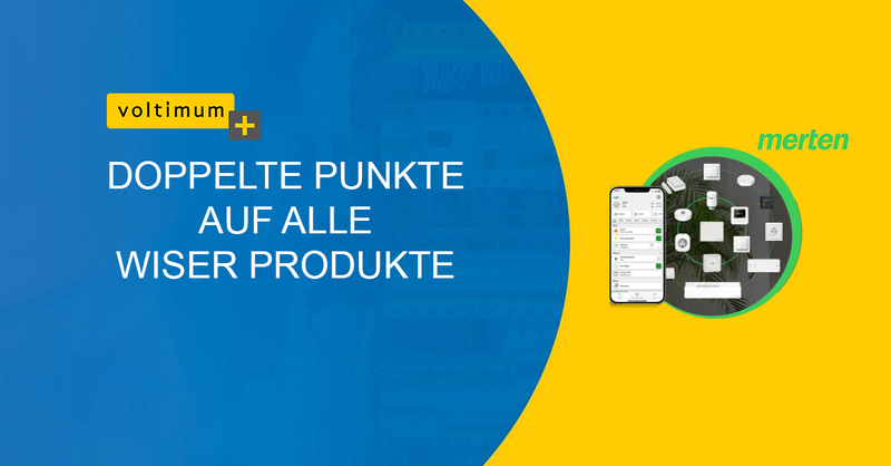 Doppelte Punkte auf alle Wiser Produkte!