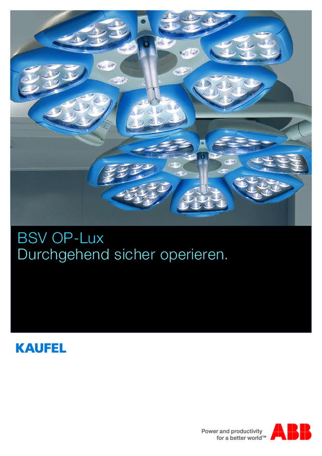 BSV OP-Lux: Durchgehend sicher operieren