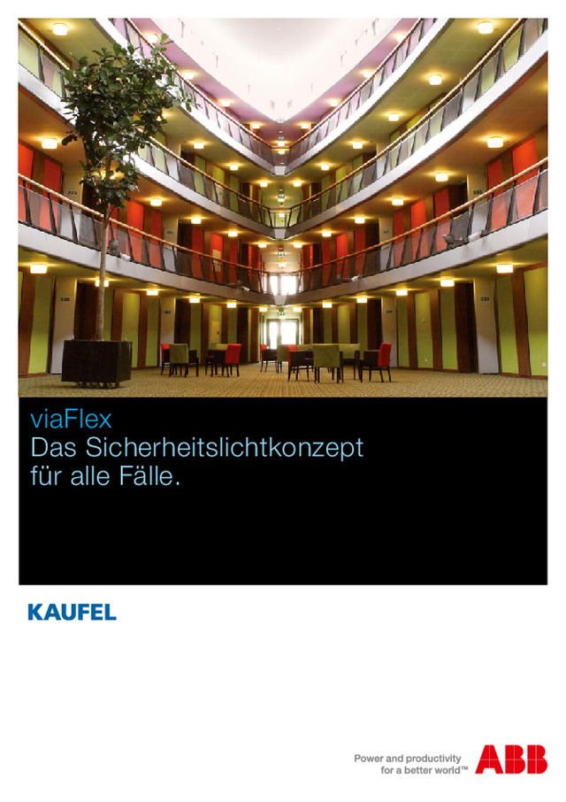 viaFlex - Das Sicherheitslichtkonzept für alle Fälle.