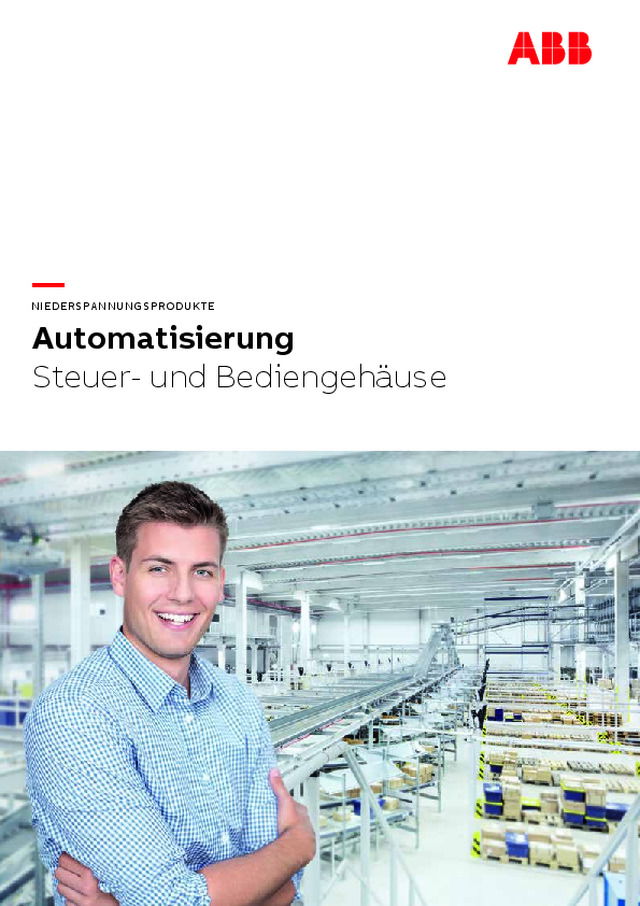 ABB Automatisierung Steuer- und Bediengehäuse