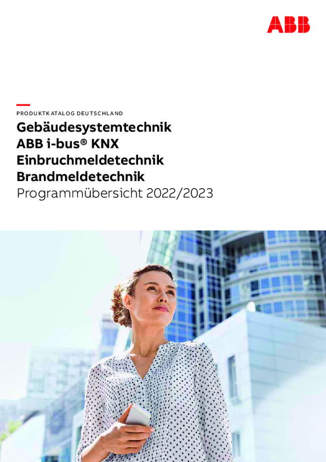 Gebäudesystemtechnik ABB i-bus® KNX Einbruchmeldetechnik Brandmeldetechnik