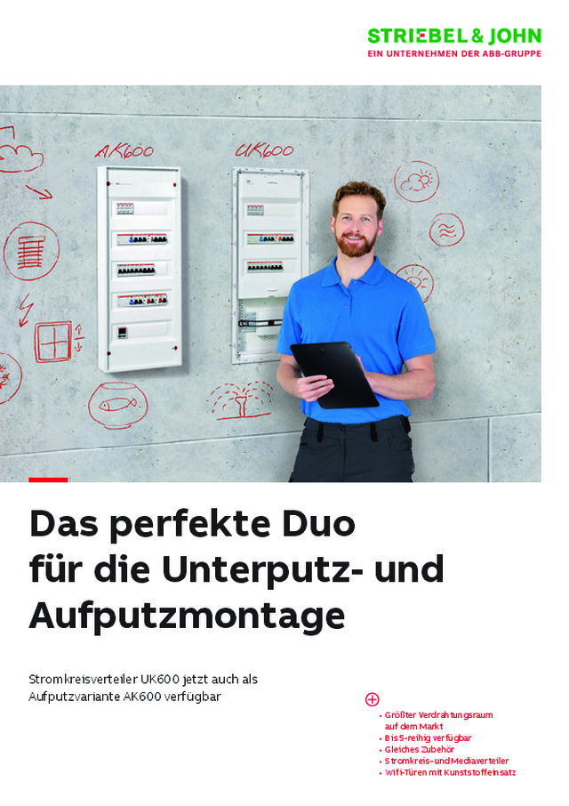 Das perfekte Duo für die Unterputz- und Aufputzmontage