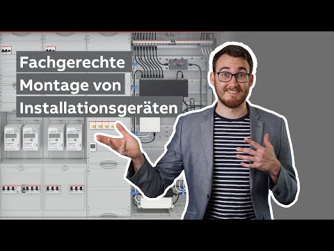 Fachgerechte Montage von Installationsgeräten