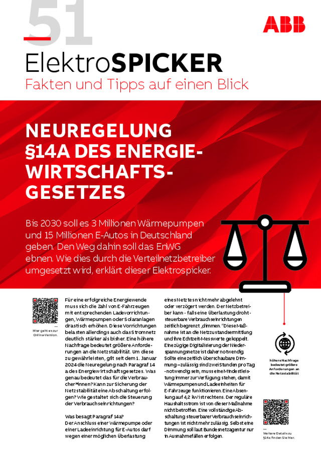 Neuregelung §14a des Energiewirtschaftsgesetzes