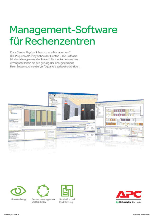Management- Software für Rechenzentren