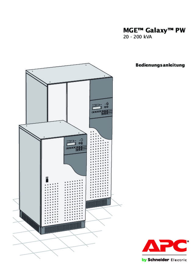 MGE™ Galaxy™ PW 20 - 200 kVA