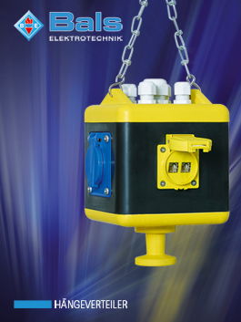 Zentrale Energieversorgung durch Hängeverteiler von Bals