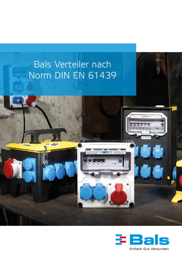 Information zur DIN EN 61439