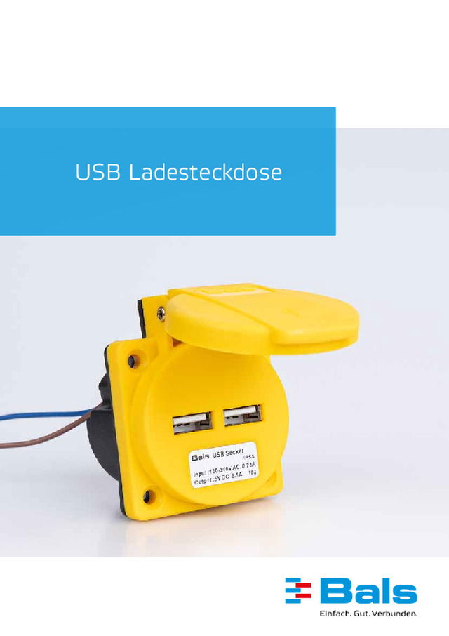 USB-Ladesteckdose