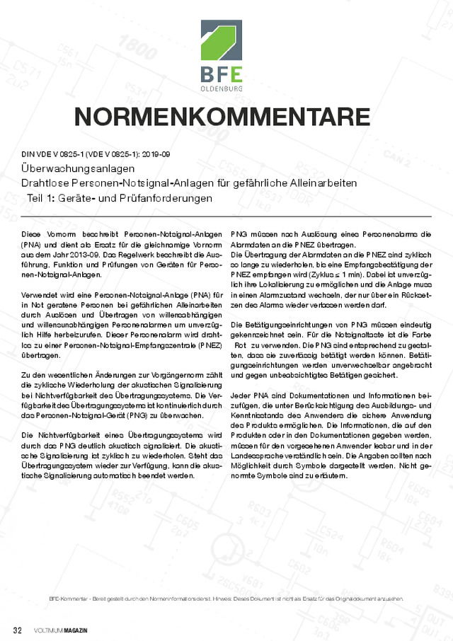 DIN VDE V 0825-1 (VDE V 0825-1): 2019-09