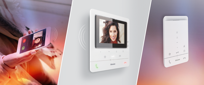 Video-Türkommunikation: schlank, modern und vernetzt Per Smartphone mit der Haustür verbunden