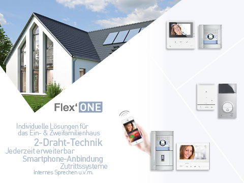 Flex’ONE- Die flexiblen Sprechanlagen-Sets