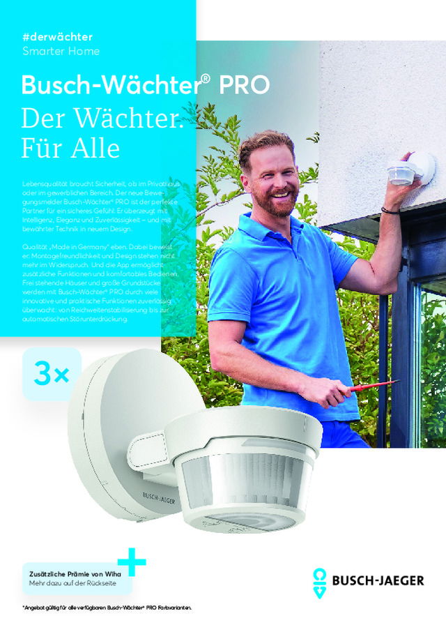 Busch-Wächter® PRO Der Wächter. Für Alle