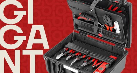 Sicher und robust im harten Alltagseinsatz: Werkzeugkoffer GIGANT