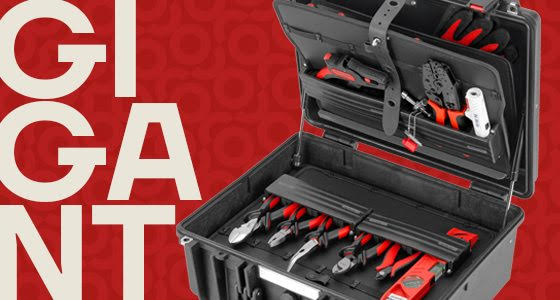Sicher und robust im harten Alltagseinsatz: Werkzeugkoffer GIGANT