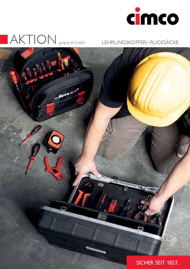 Lehrlingskoffer/-Rucksäcke