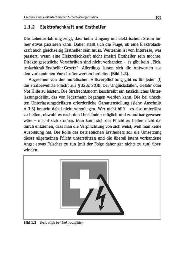 Verantwortung und Haftung - Aufbau einer elektrotechnischen Sicherheitsorganisation