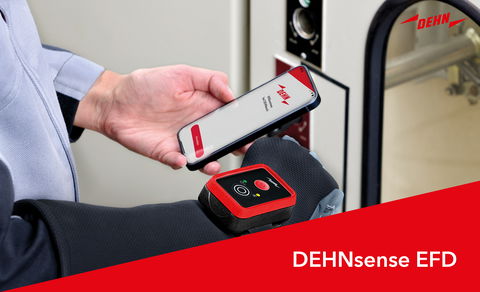 Routine birgt Risiken: DEHNsense Electrical Field Detector warnt dreifach vor den Gefahren des elektrischen Stromes