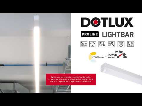DOTLUX LED-Balkenleuchte LIGHTBAR POWERselect COLORselect
