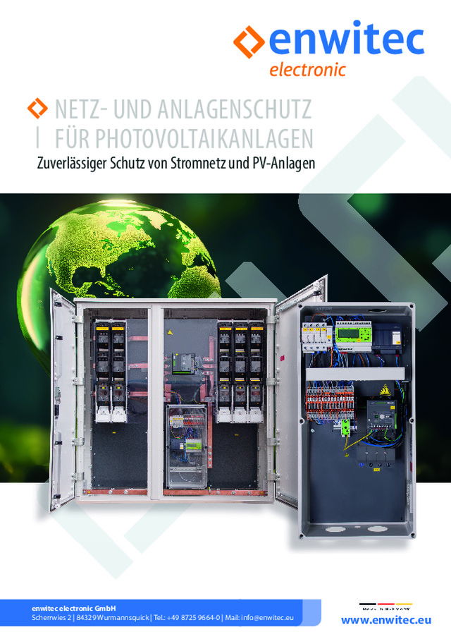 NETZ- UND ANLAGENSCHUTZ FÜR PHOTOVOLTAIKANLAGEN