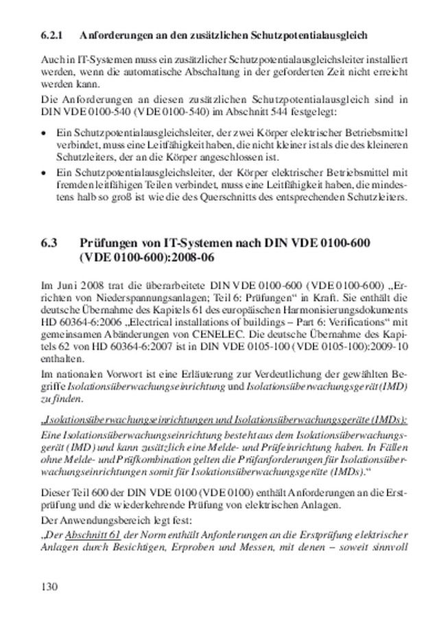 Schutztechnik mit Isolationsüberwachung | Prüfungen von IT-Systemen nach DIN VDE 0100-600
