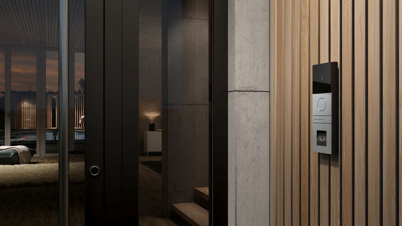 Einfach sicher: Gira Keyless In Fingerprint im Gira System 106