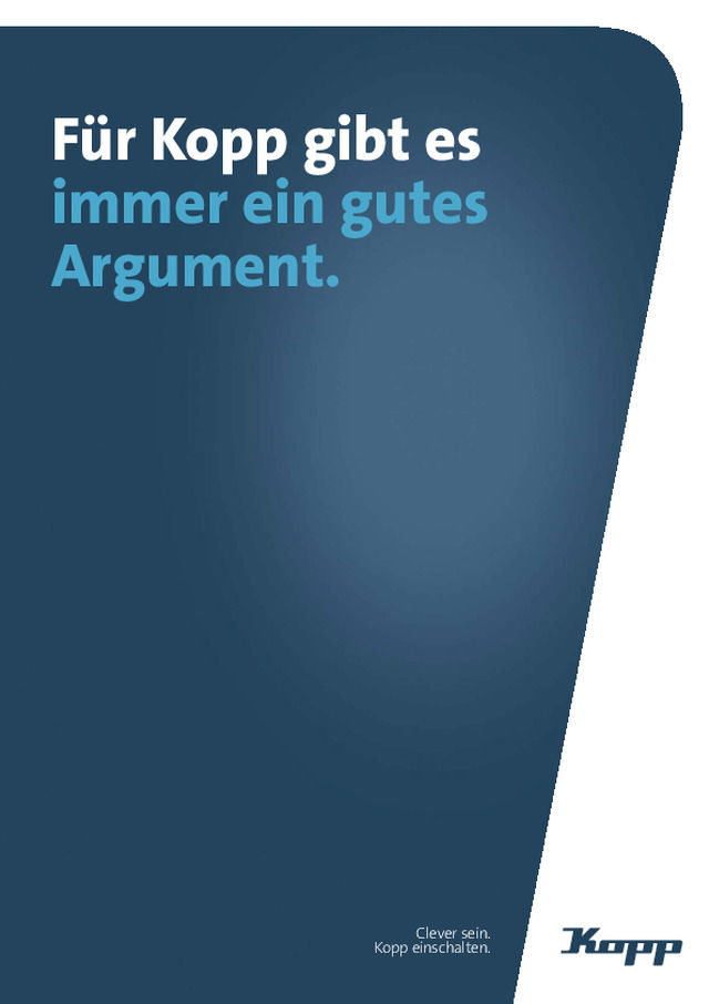 Für Kopp gibt es immer ein gutes Argument.