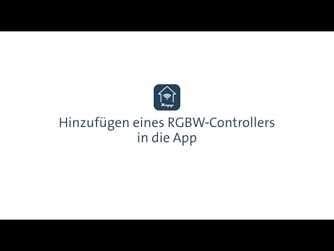8 Blue control LED Controller hinzufügen Kopp HomeConnect App