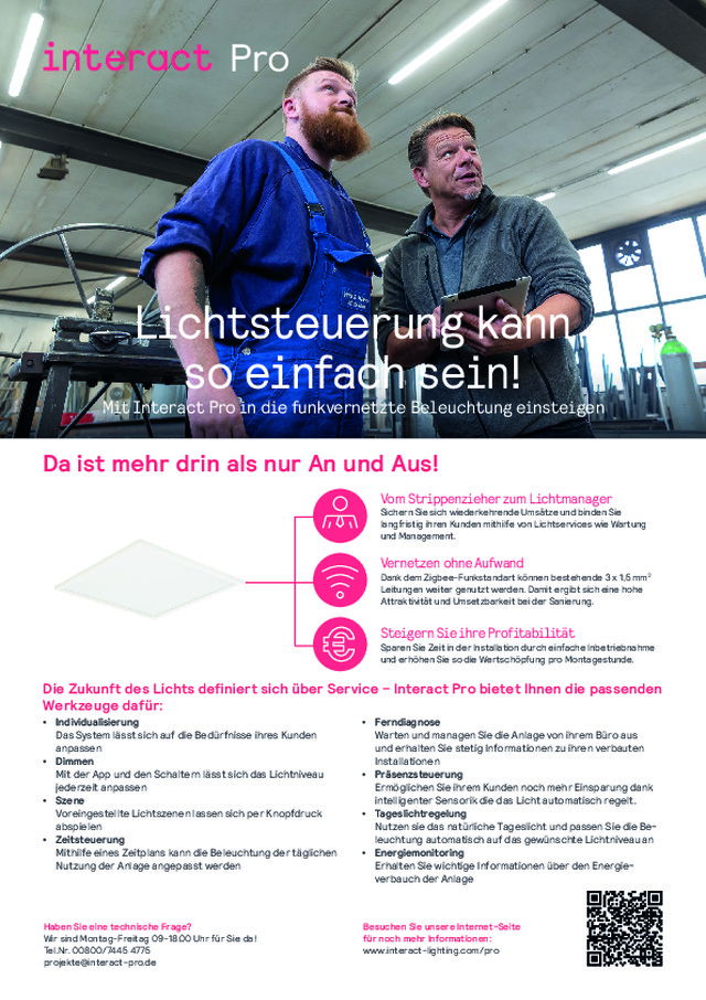 Lichtsteuerung kann so einfach sein!