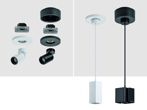 Plug & Light: Neue Abdeckungen für Decken- und Pendelleuchten