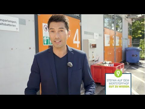 Gut zu wissen. Stefan auf dem Wertstoffhof