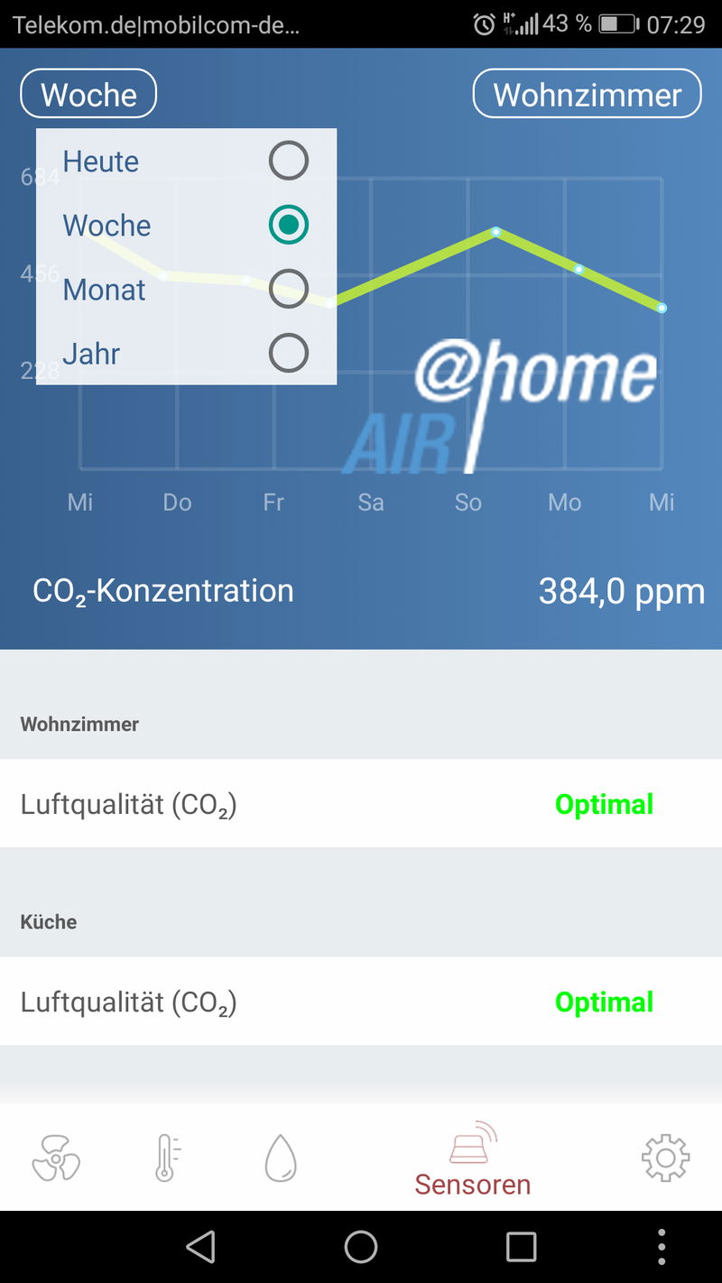 Die smarte KWL-Steuerung air@home von MAICO