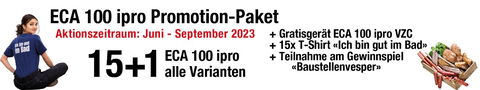 Profitieren Sie von unserer ECA 100 ipro „15+1 Aktion“