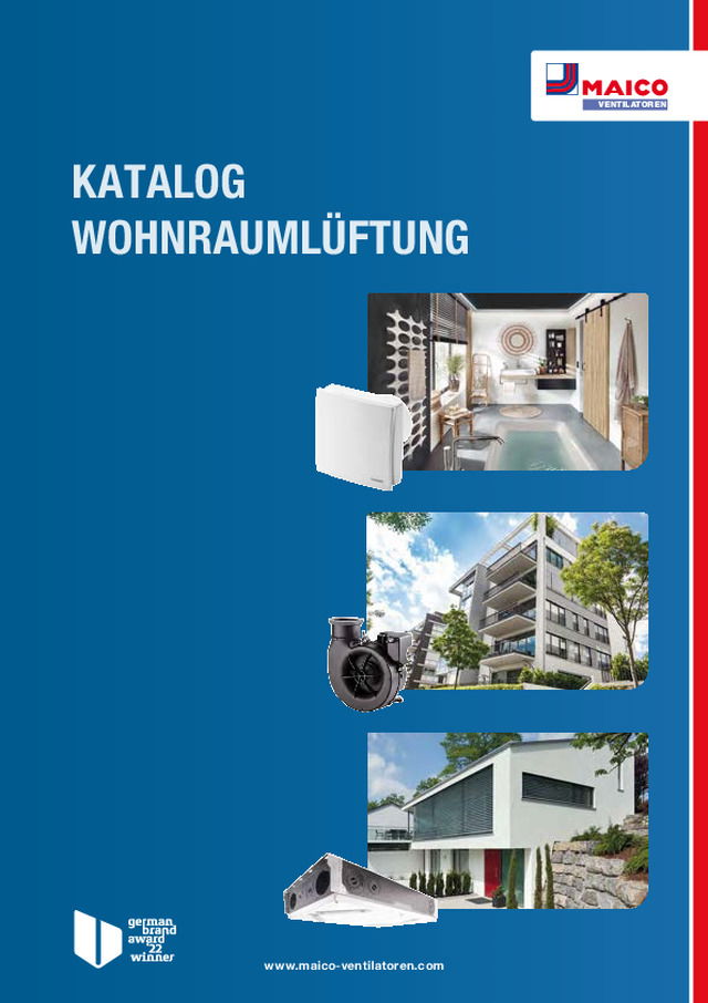 KATALOG WOHNRAUMLÜFTUNG