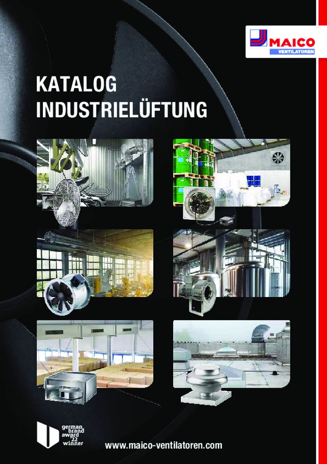 KATALOG INDUSTRIELÜFTUNG