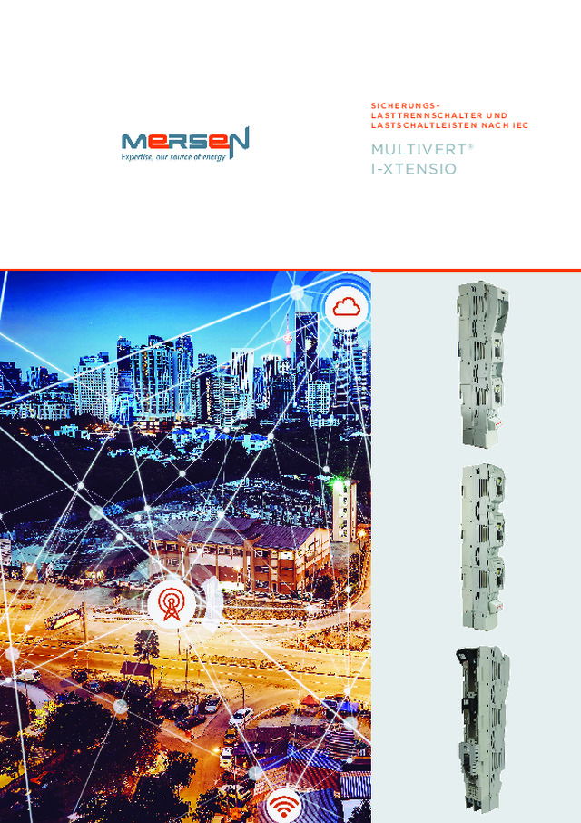 MULTIVERT® I-XTENSIO: Sicherungs-Lasttrennschalter und Lastschaltleisten nach IEC