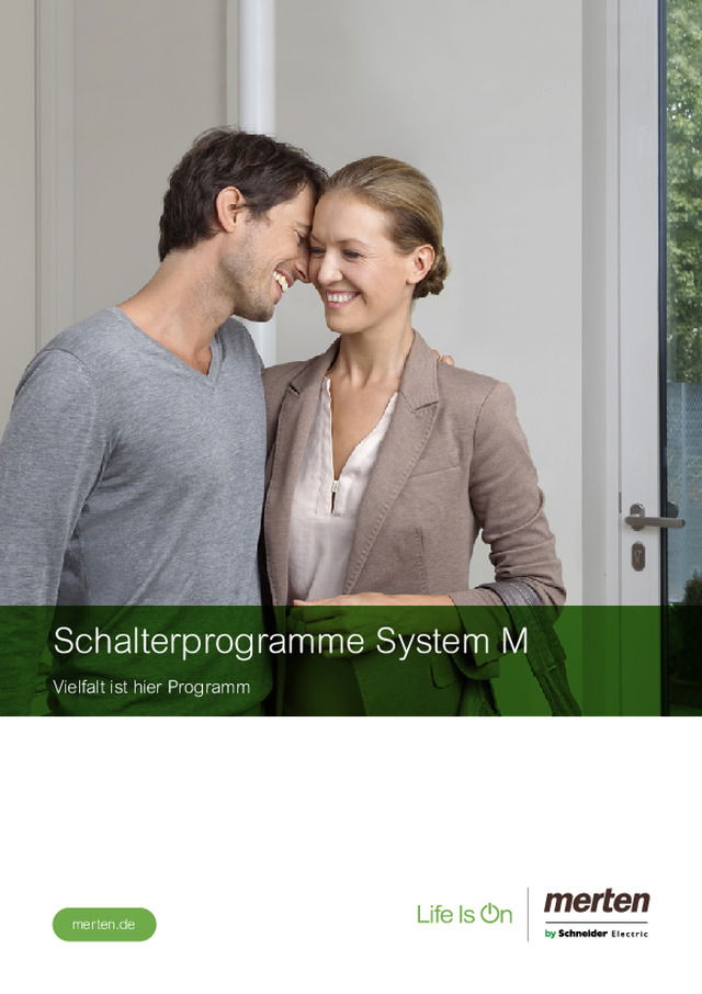 Merten - Schalterprogramme System M - Vielfalt ist hier Programm