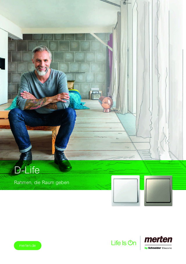 Merten - D-Life Rahmen, die Raum geben 2018
