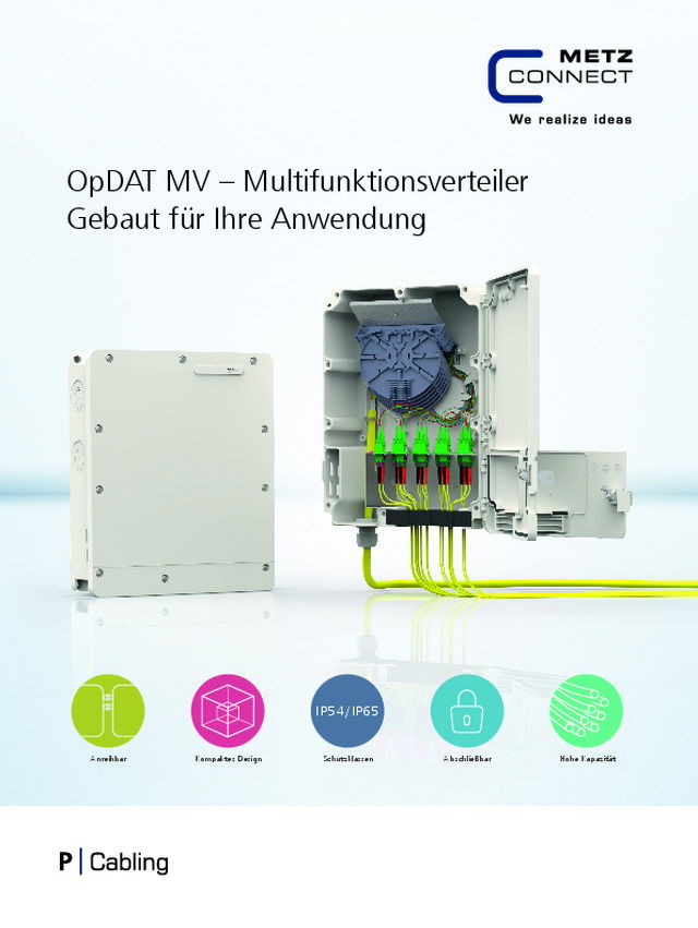 OpDAT MV – Multifunktionsverteiler Gebaut für Ihre Anwendung