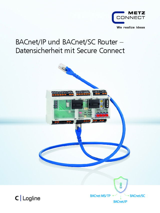 BACnet/IP und BACnet/SC Router – Datensicherheit mit Secure ConnectBACnet