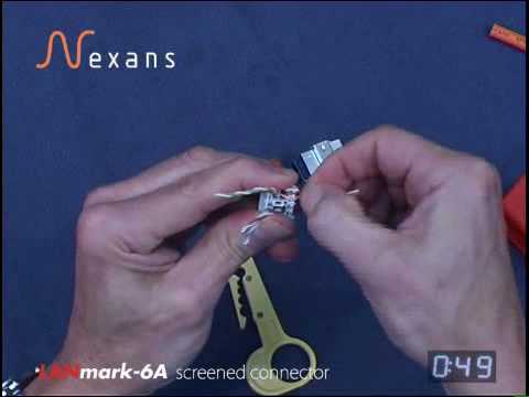 Nexans Montagevideo LANmark-6A Buchse