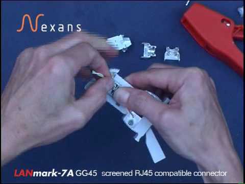 Nexans Montagevideo LANmark-7/7A GG45 Buchse