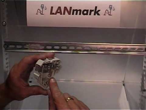 Nexans Montagevideo LANmark Industrie Hutschienenadapter