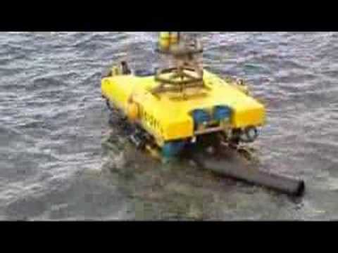 Unterwasserkabelverlegung mit Nexans Spider