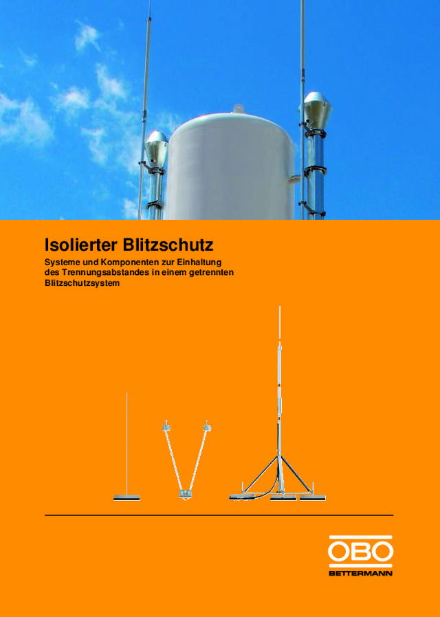 Isolierter Blitzschutz
