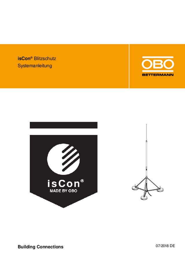 isCon® Blitzschutz Systemanleitung