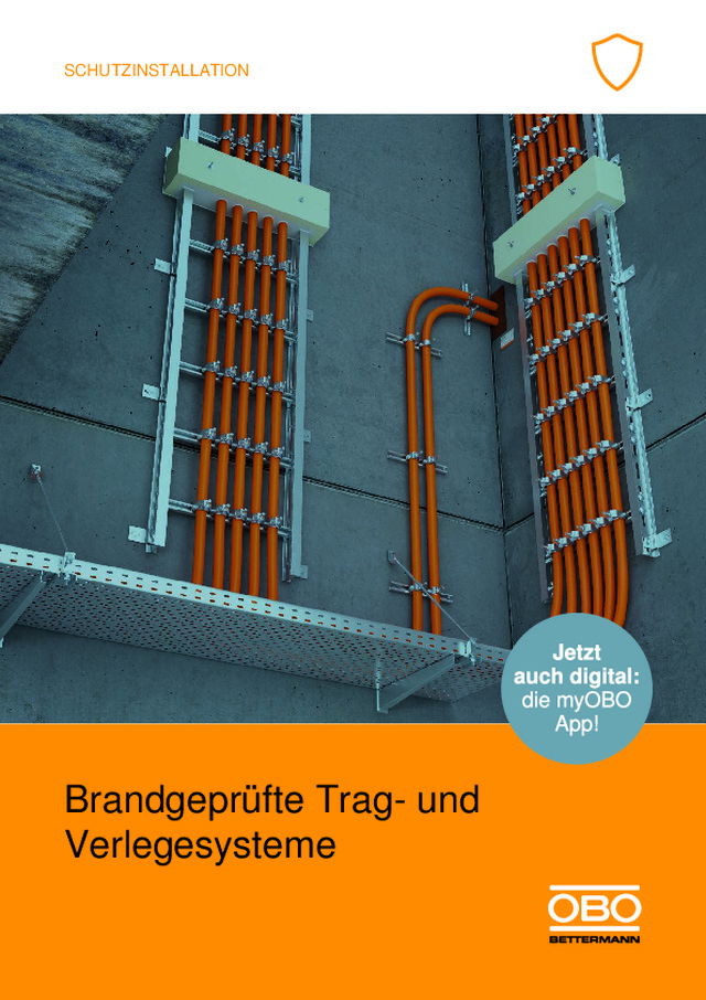Brandgeprüfte Verlegesysteme