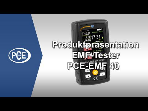 Produktvorstellung EMF Tester PCE-EMF 40