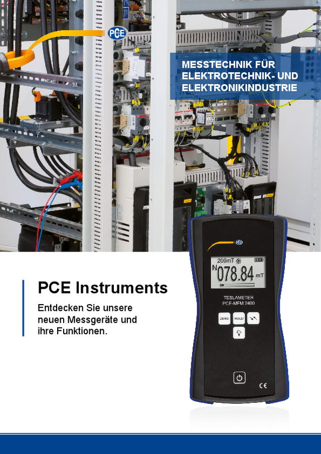 Mestechnik für Elektrotechnik- und Elektroindustrie